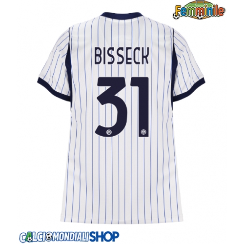 Maglie da calcio Inter Milan Yann Bisseck #31 Seconda Maglia Femminile 2026-27 Manica Corta